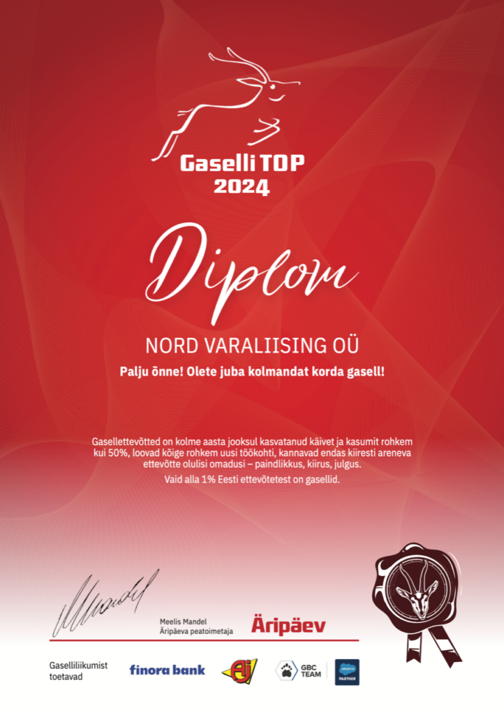 Nord Varaliising kolmandat korda Gaselli TOPis